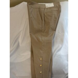 Women's Liz Claiborne Size 6 April Slim Leg Crop Mid-Rise Pants 21" Inseam